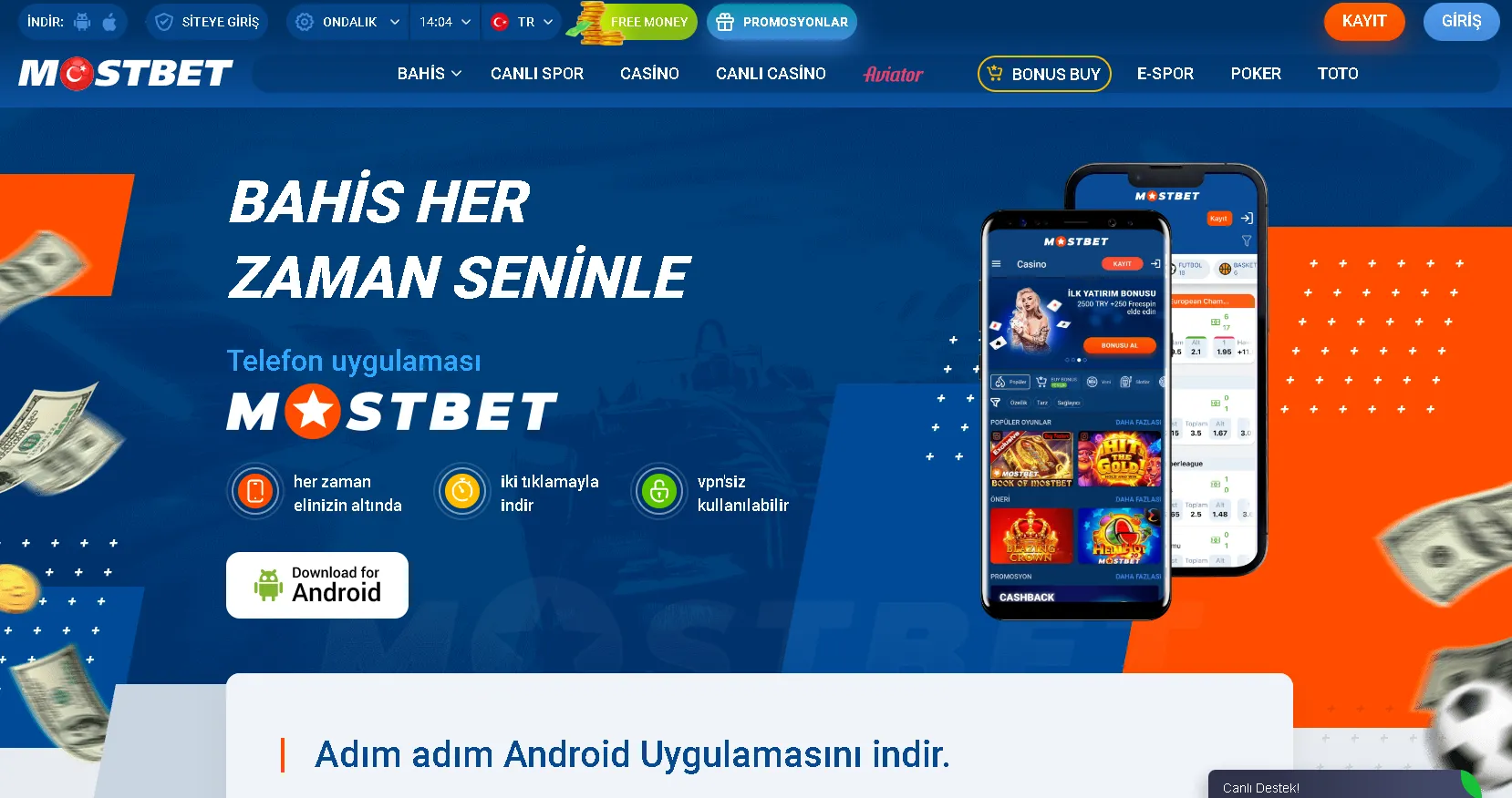 Mostbet indir ile kazancını artır